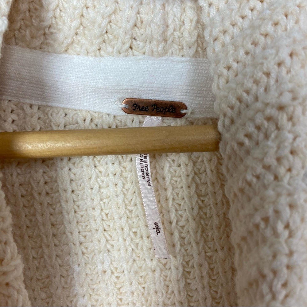 Free people eleven knit cream turtleneck sweater - Picture 8 of 9